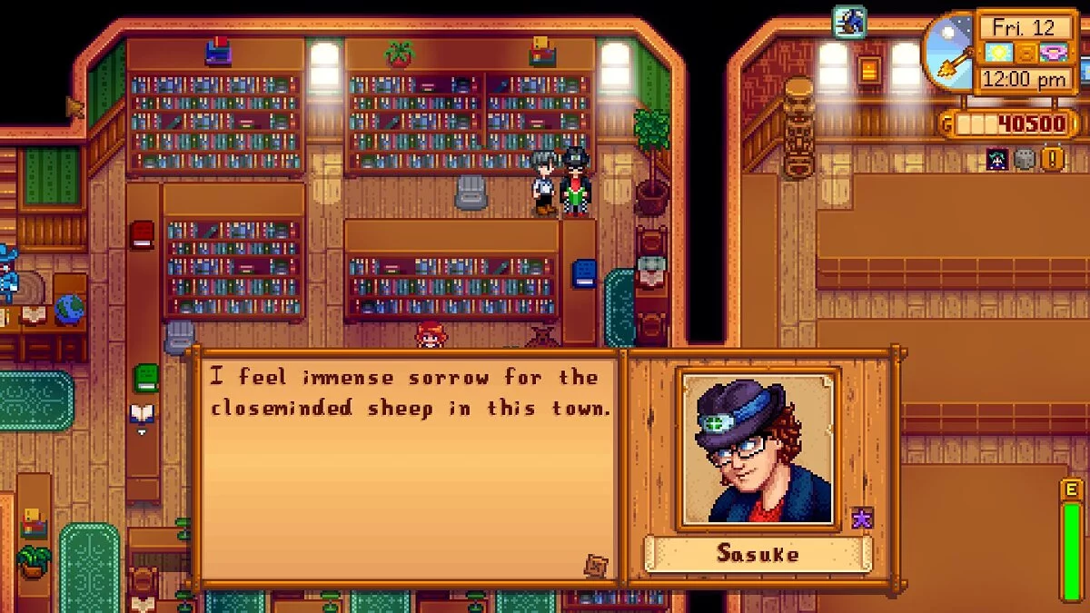 Stardew Valley — Sasuke es un personaje nuevo.