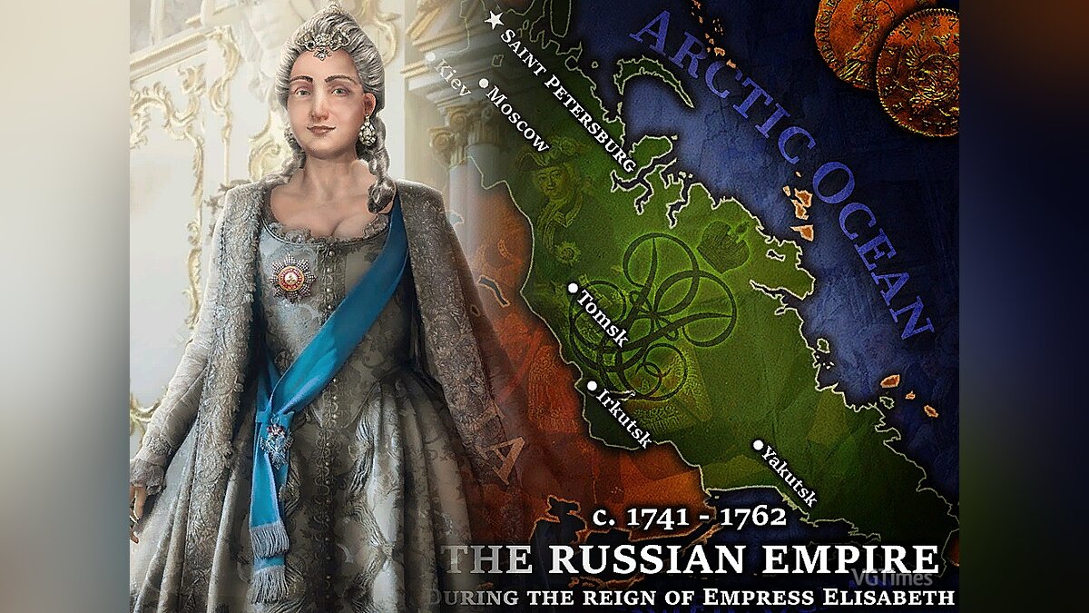 Sid Meier&#039;s Civilization 5 — Fashion for Russia led by Elizaveta Petrovna translation in Russian