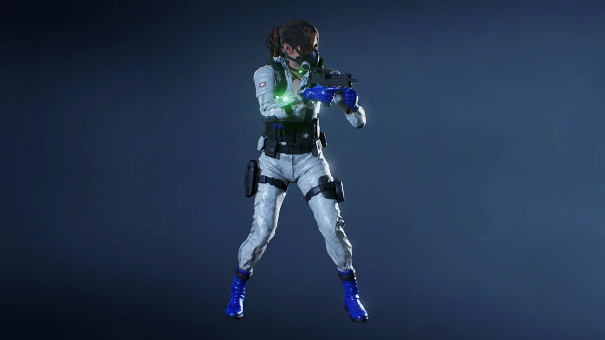 Resident Evil 2 — Клэр Редфилд в медицинском костюме