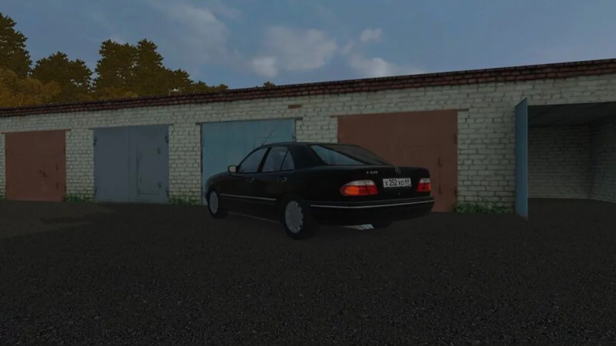 City Car Driving — Mercedes-Benz E420 W210