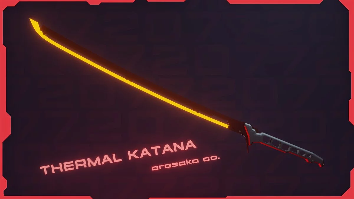 Blade and Sorcery — Тепловая катана из игры Cyberpunk 2077