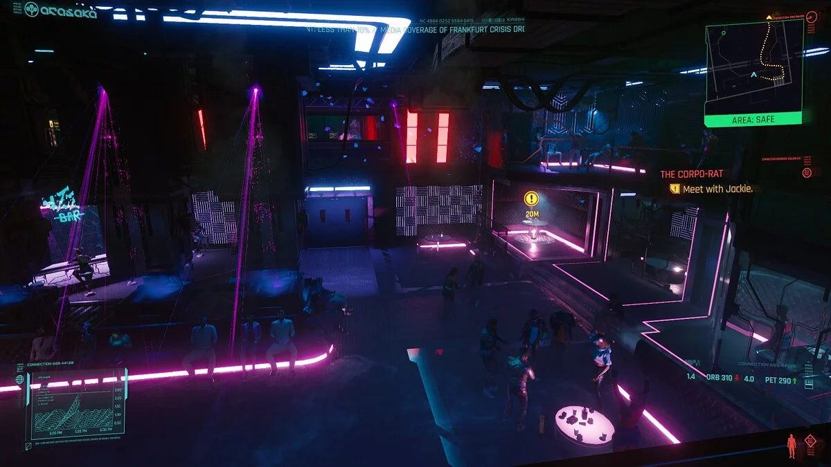 Cyberpunk 2077 — Сбалансированные цвета