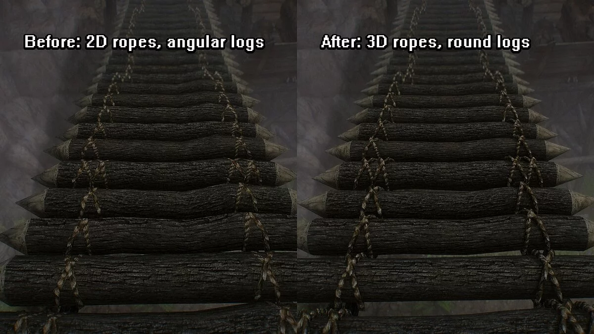 Elder Scrolls 5: Skyrim Special Edition — Реалистичные частоколы