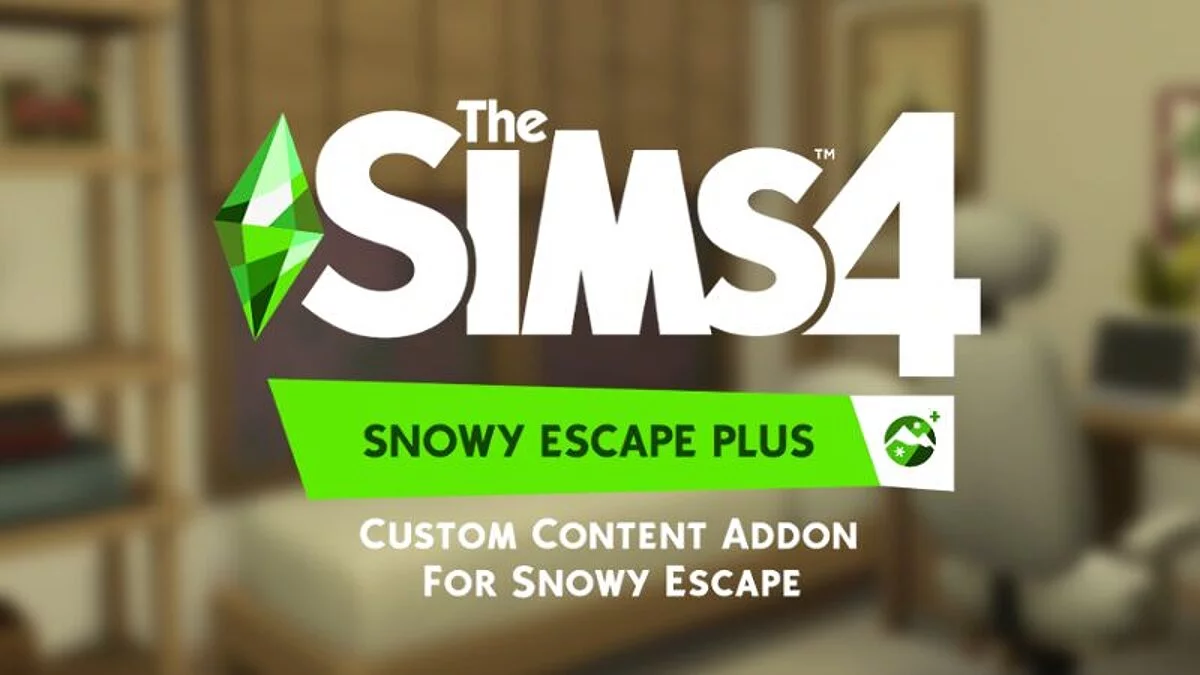 The Sims 4 — Un conjunto de muebles al estilo del complemento "Snowy Expanses"