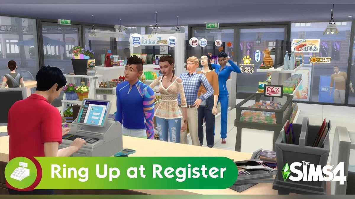 The Sims 4 — Atención al cliente en caja (12.08.2020)