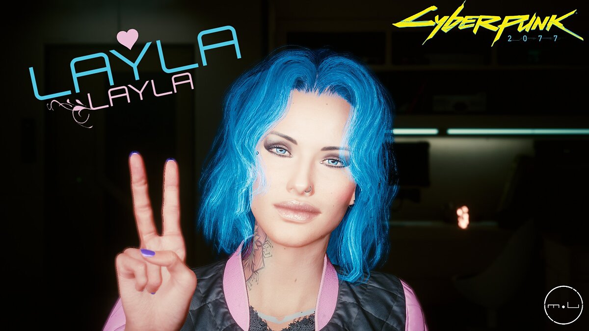 Cyberpunk 2077 — Leila - cute V