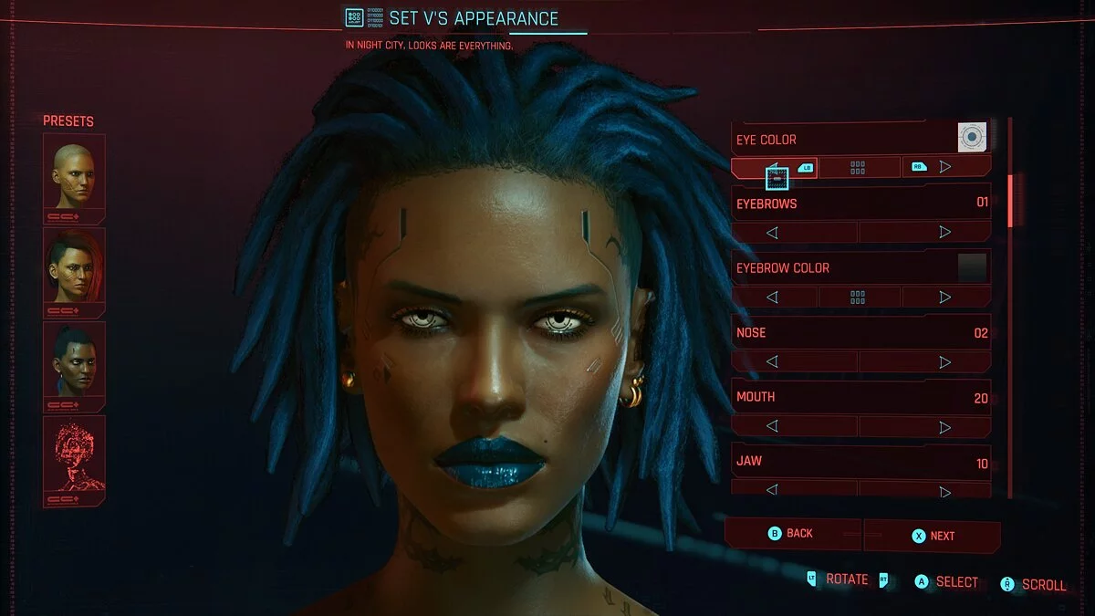 Cyberpunk 2077 — Leah es una niña de la calle.