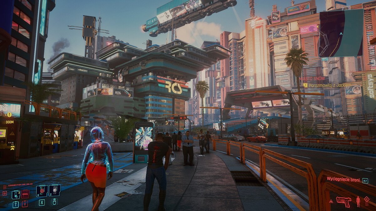 Cyberpunk 2077 — Beautiful realistic colors