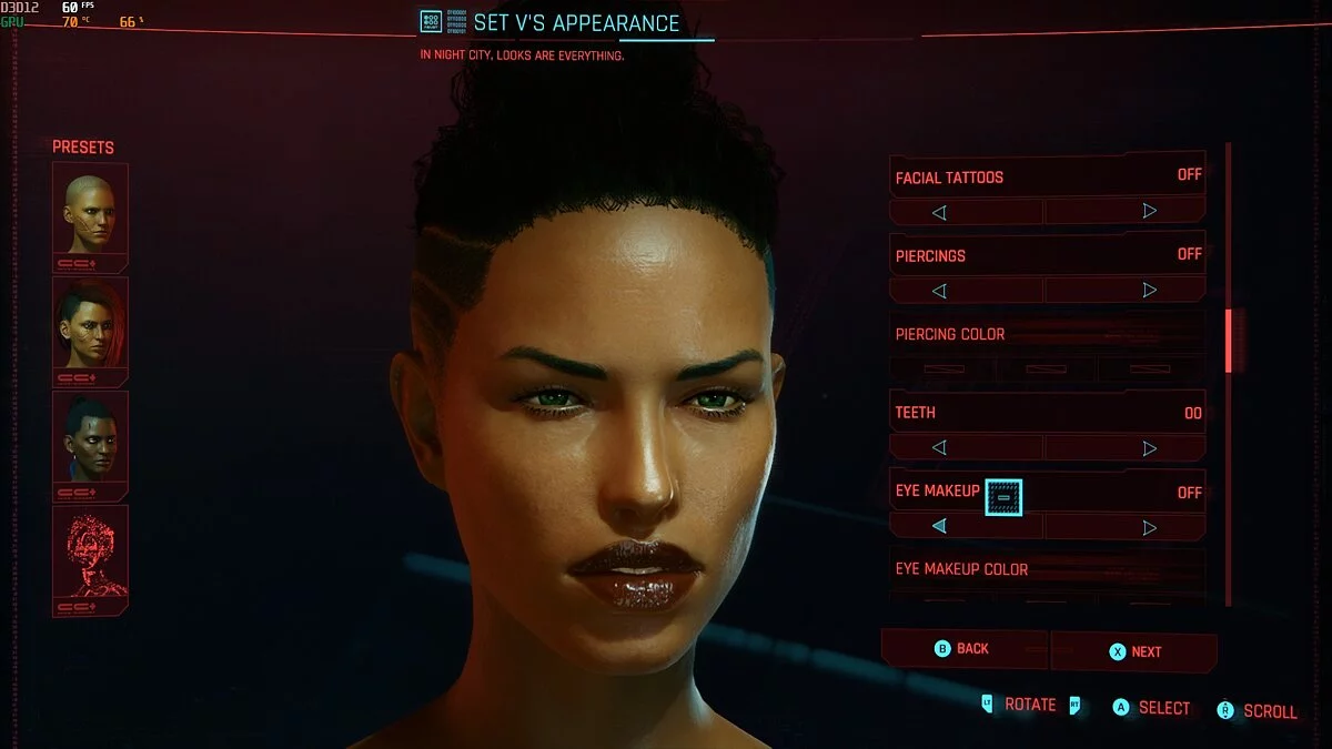 Cyberpunk 2077 — Еліз - пресет жіночого персонажа