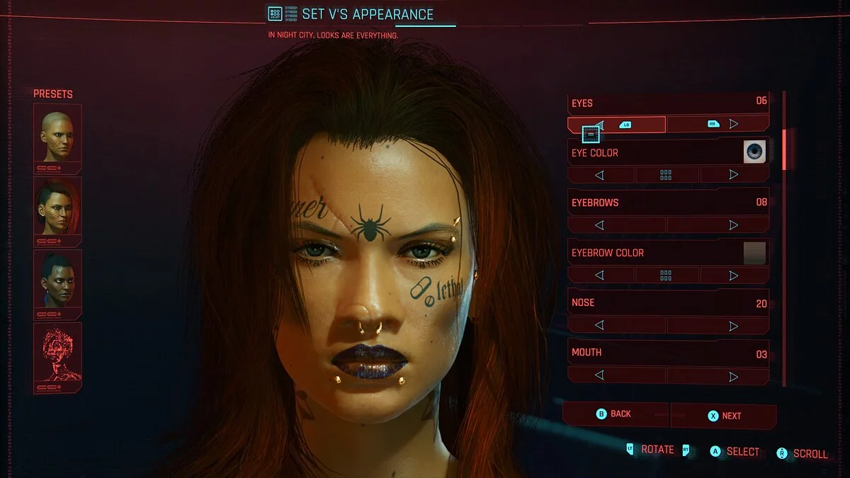 Cyberpunk 2077 — Місті пресет для кочівника