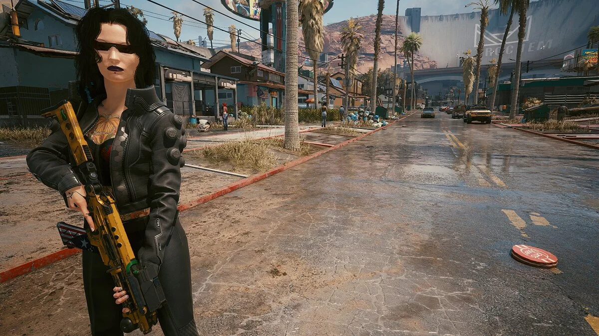 Cyberpunk 2077 — Мягкое изменение цвета