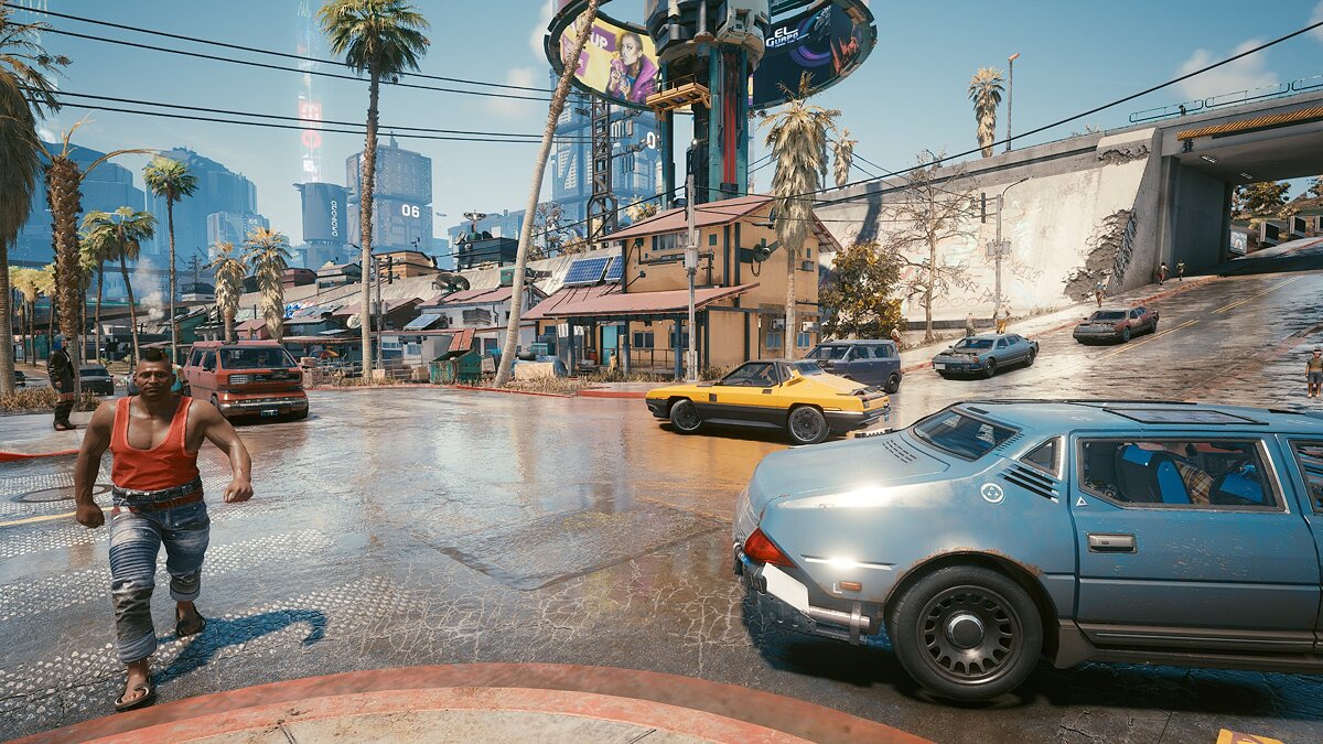 Cyberpunk 2077 — Subtle color change