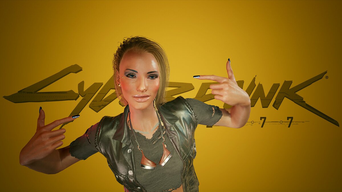 Cyberpunk 2077 — Attractive blonde