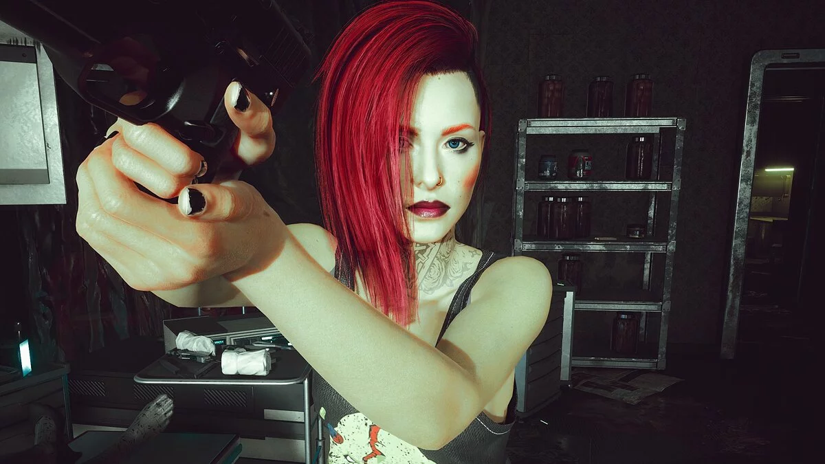 Cyberpunk 2077 — Червоноволоса Ві