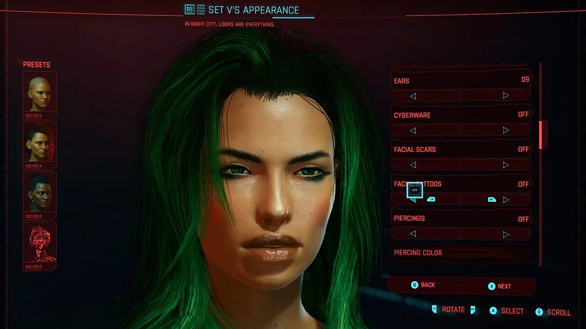 Cyberpunk 2077 — Кейла - пресет для Ві