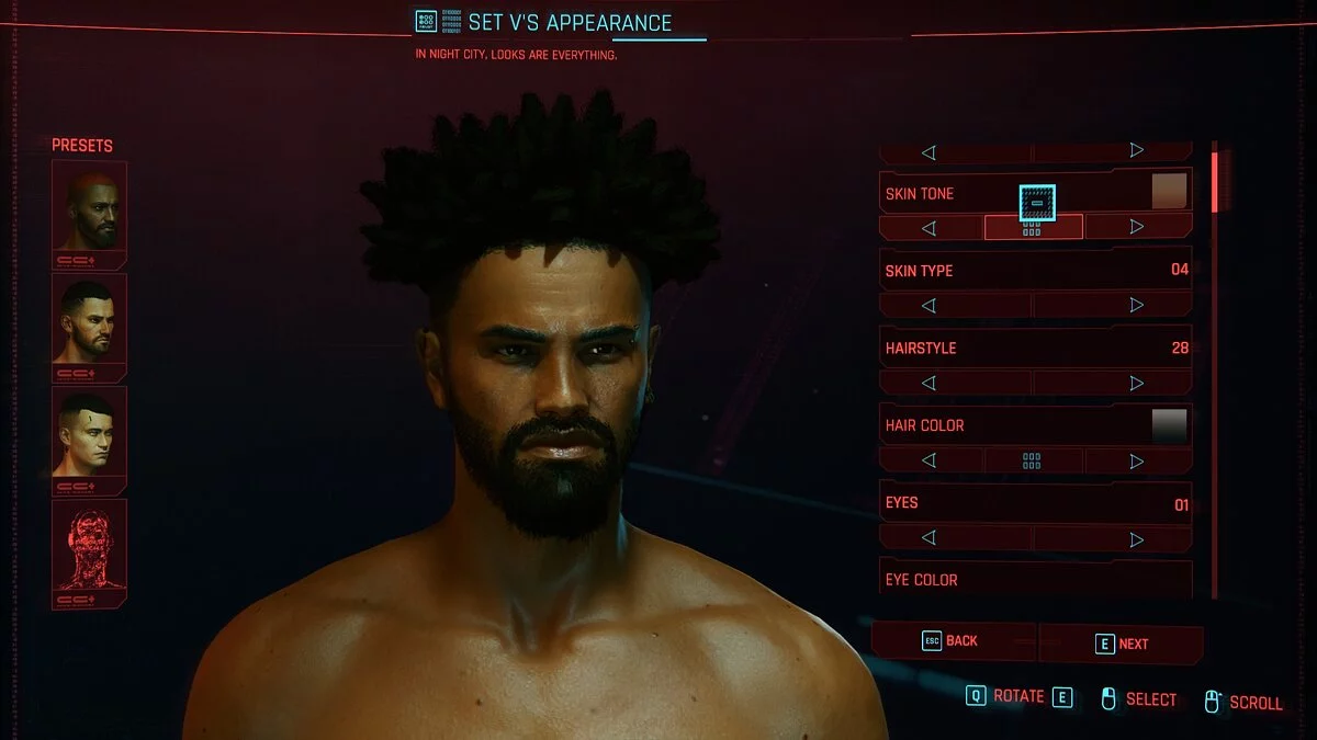 Cyberpunk 2077 — Оріон - чоловічий пресет