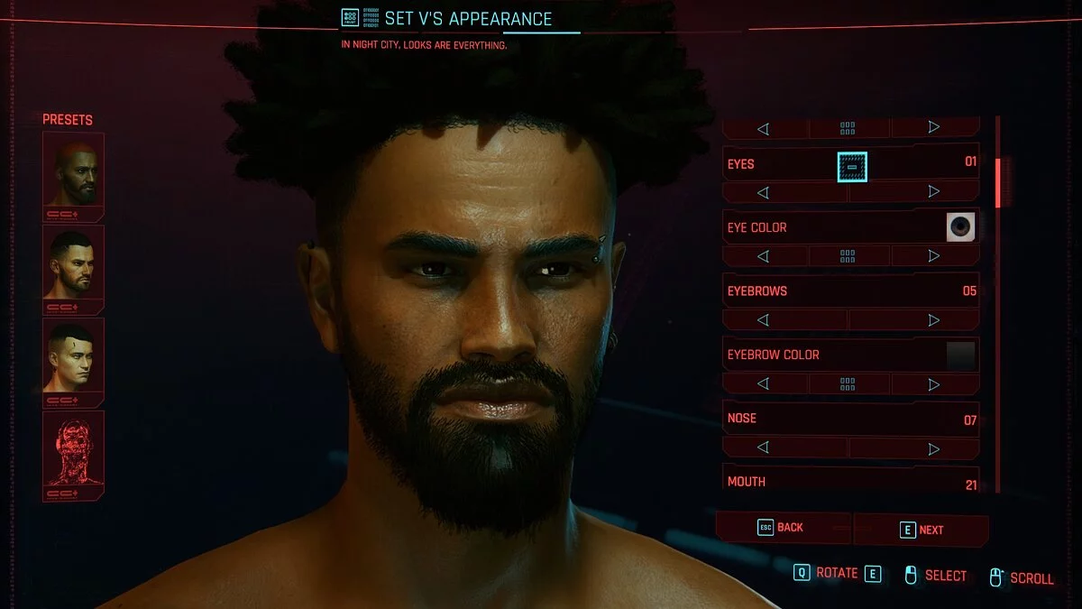 Cyberpunk 2077 — Оріон - чоловічий пресет