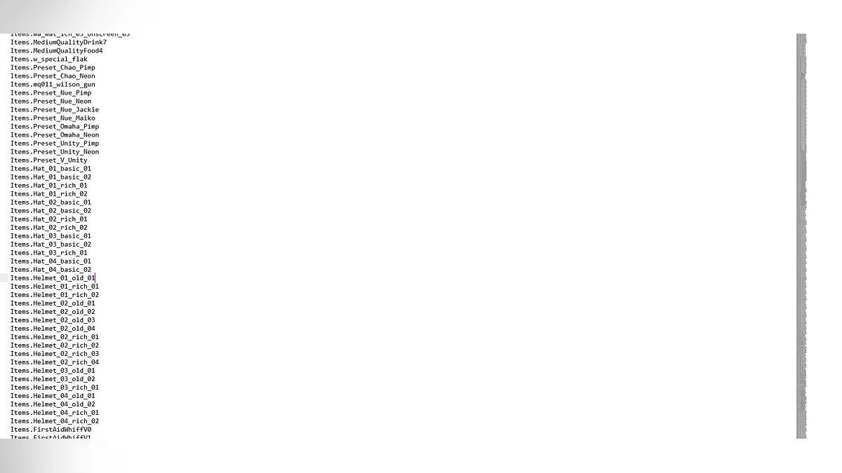 Cyberpunk 2077 — Список консольных команд