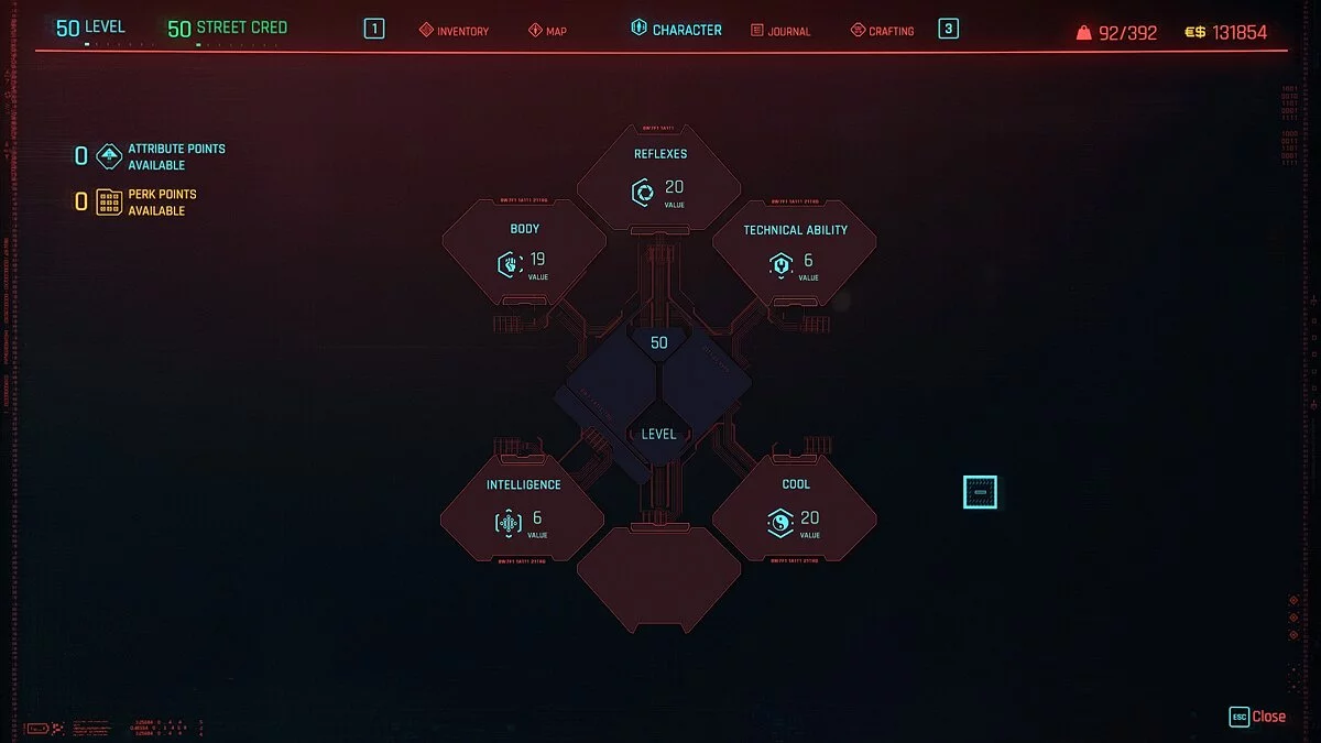 Cyberpunk 2077 — Кочевник 50 уровня