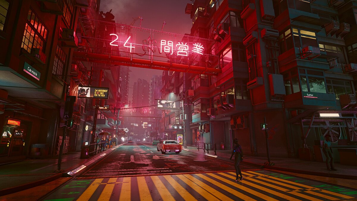 Cyberpunk 2077 — All natural colors