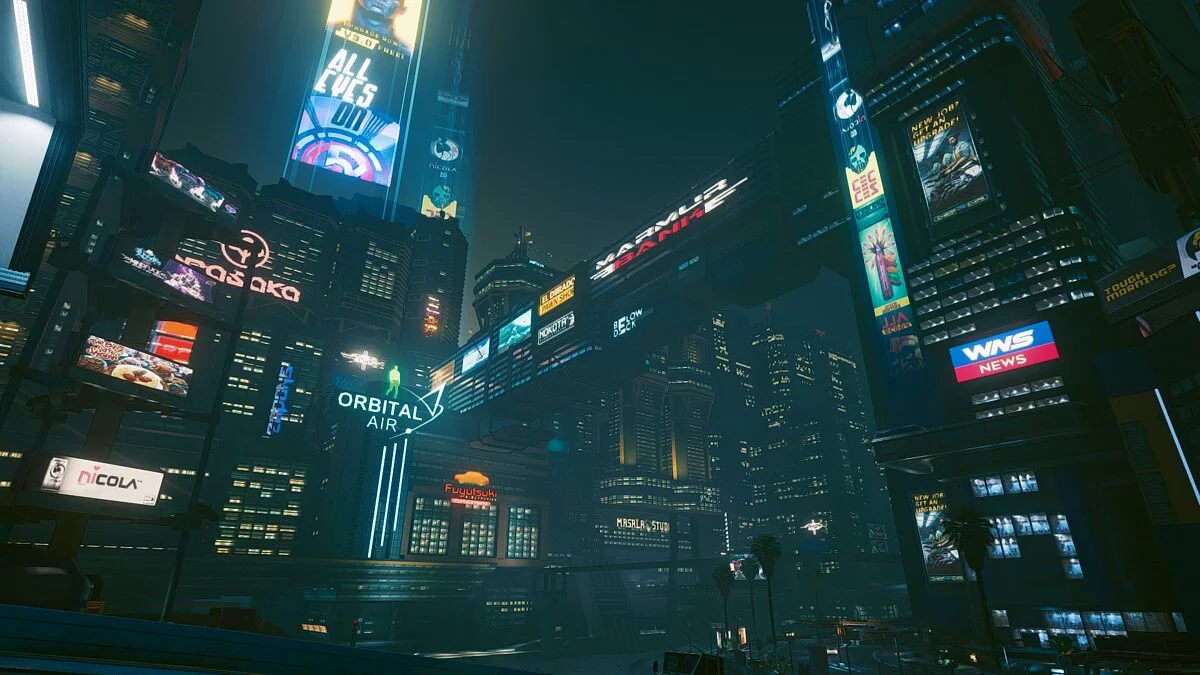 Cyberpunk 2077 — Повністю натуральні кольори