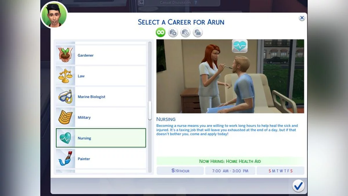 The Sims 4 — Nursing Career