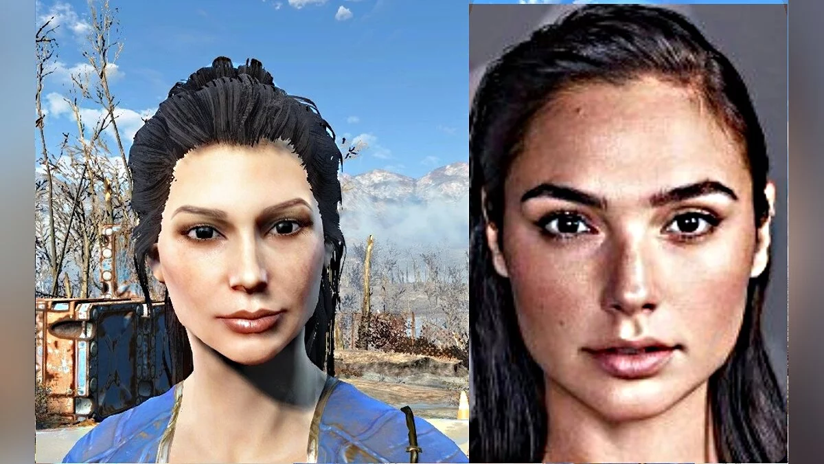 Fallout 4: Game of the Year Edition — Gal Gadot - preset for the main character