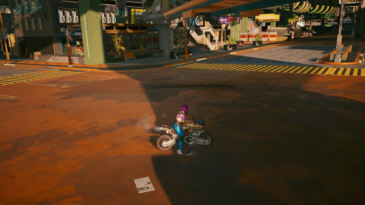 Cyberpunk 2077 — Sin multitudes ni coches