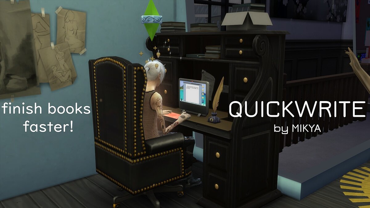 The Sims 4 — Write books and songs faster (12/17/2020)