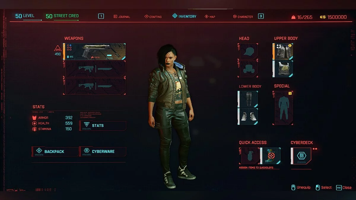 Cyberpunk 2077 — New game plus with samurai jacket