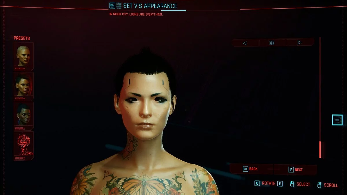 Cyberpunk 2077 — Корпорат азиатка Ви