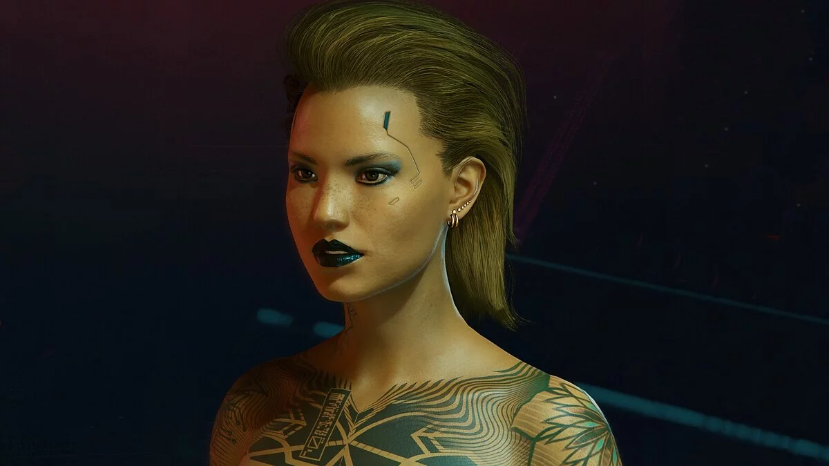 Cyberpunk 2077 — Блондинка Ви