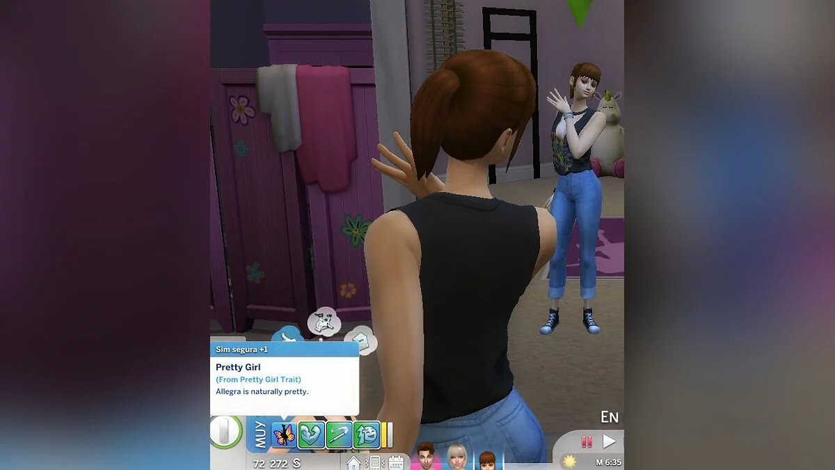 The Sims 4 — Характерна риса — красива дівчина v2.5