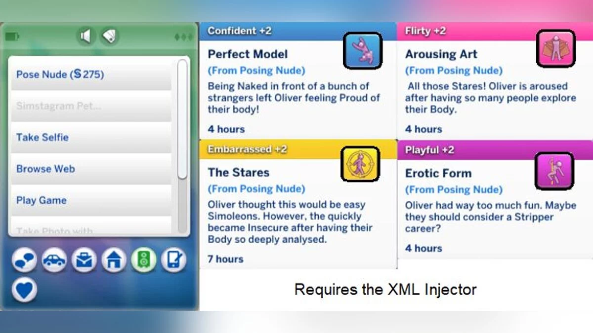 The Sims 4 — Позирование в обнажённом виде