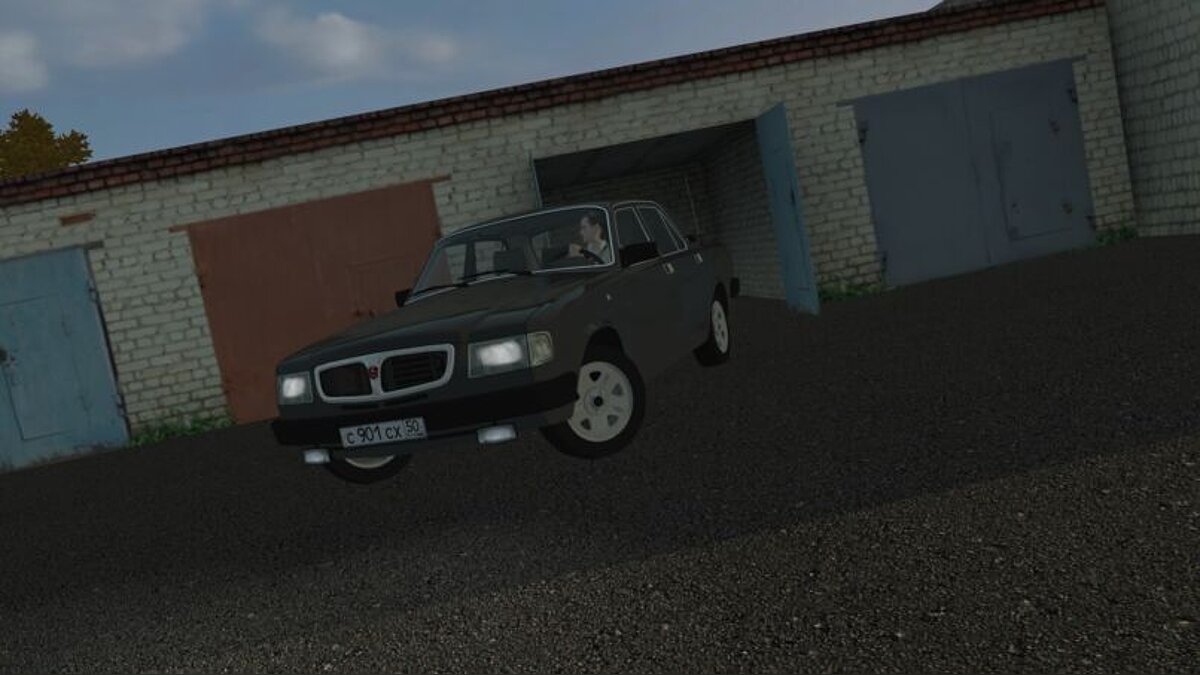 City Car Driving — GAZ-3110 Volga