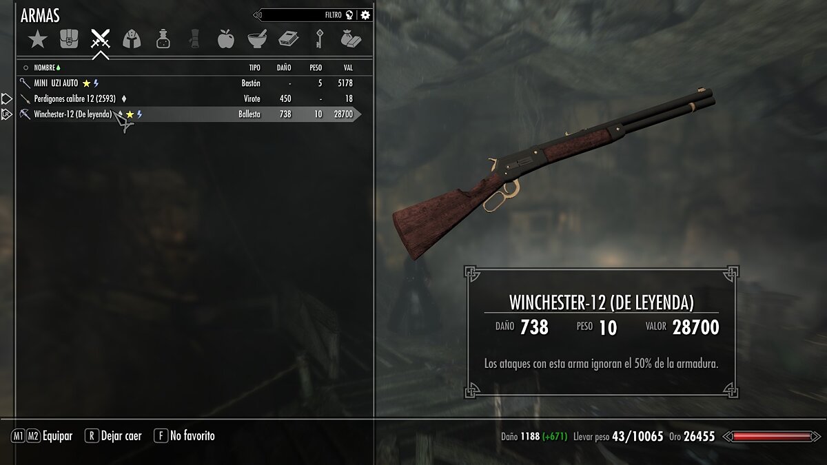 Elder Scrolls 5: Skyrim Special Edition — Winchester 1876