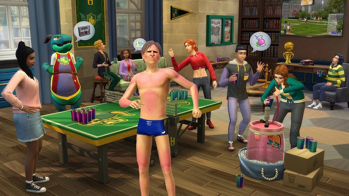 The Sims 4 — Los adolescentes pueden ir a la universidad.