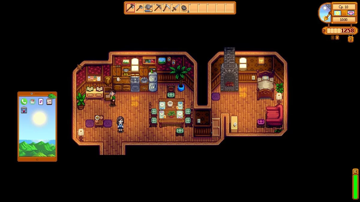 Stardew Valley — teléfono del granjero