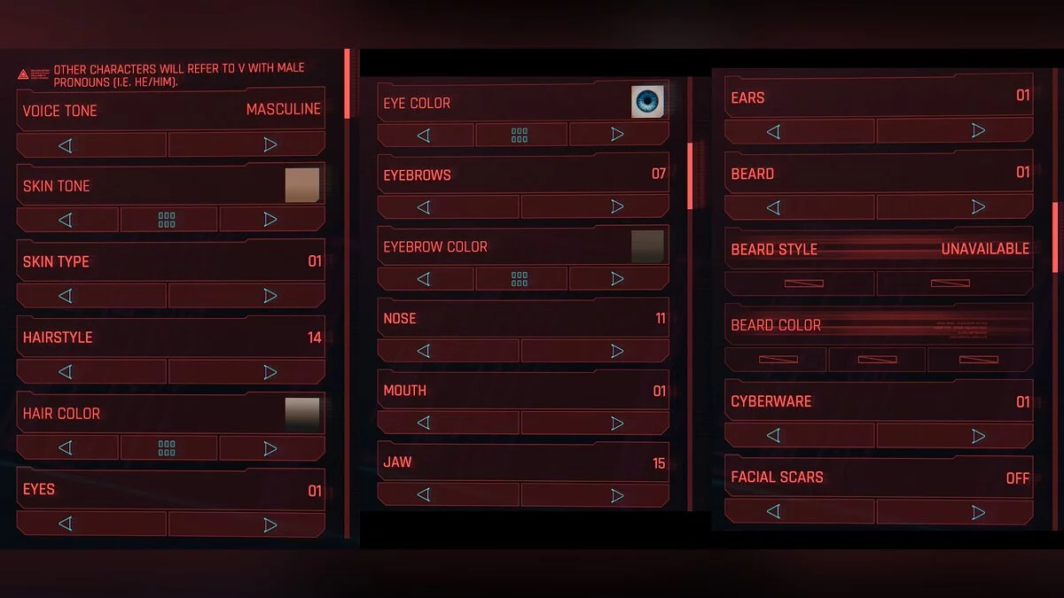 Cyberpunk 2077 — Мужчина Ви 2018