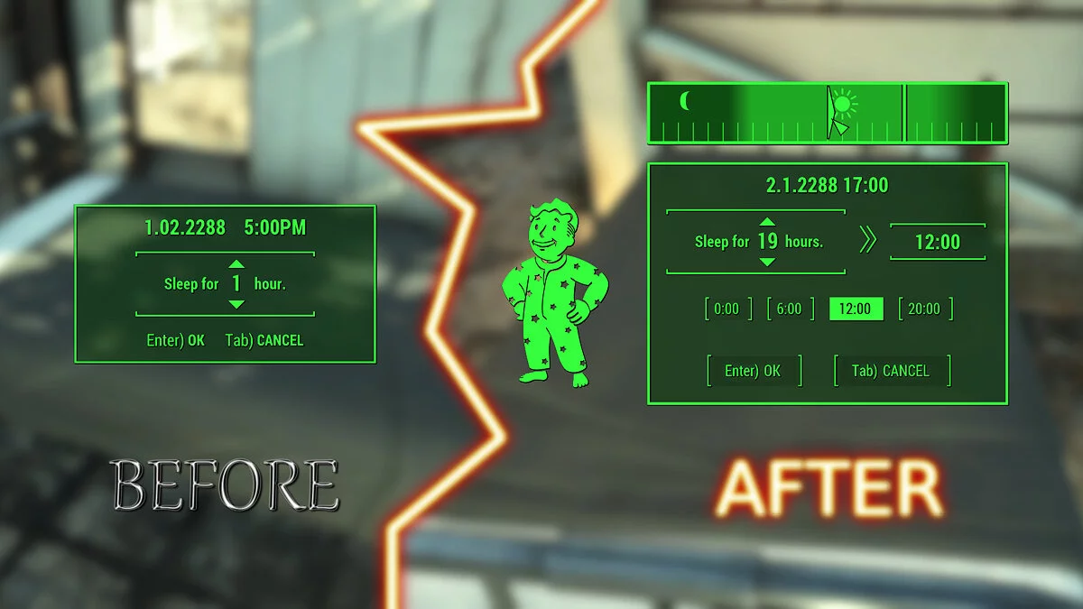 Fallout 4: Game of the Year Edition — The best sleep and wait menu