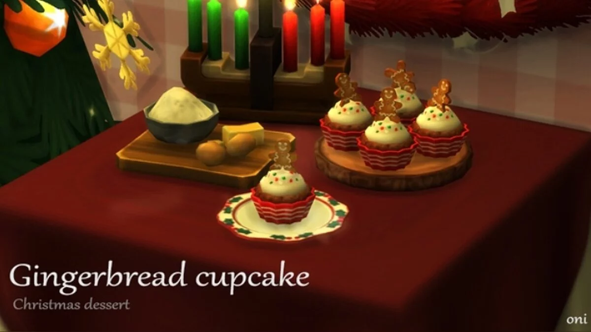 The Sims 4 — Christmas desserts