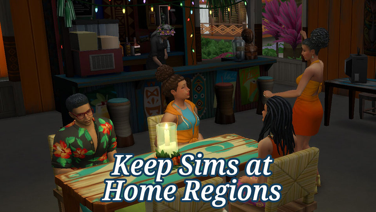 The Sims 4 — Characters appear only in their regions (11/26/2020)