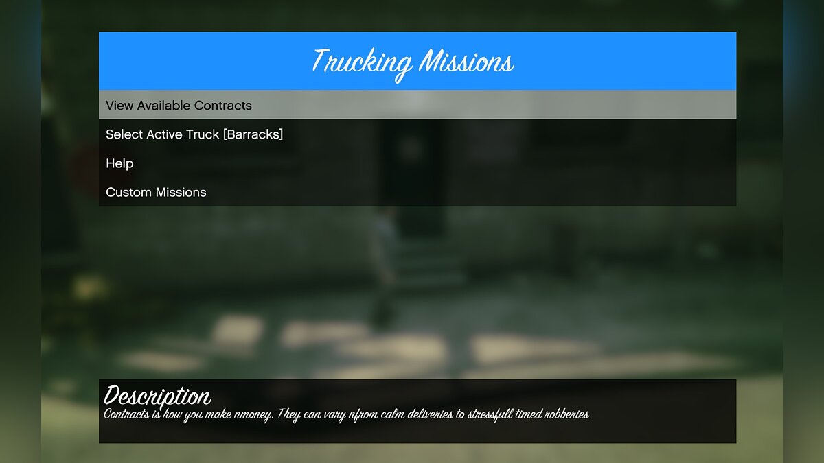 GTA 5 — Trucker quests