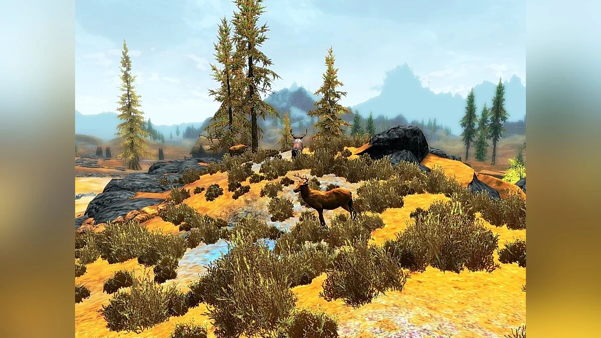 The Elder Scrolls 5: Skyrim — Баск то тхе Пасть мод 8біт КОЛОР ТГА ЕГА Тотал текстурі Конверсіон н ФОНТС