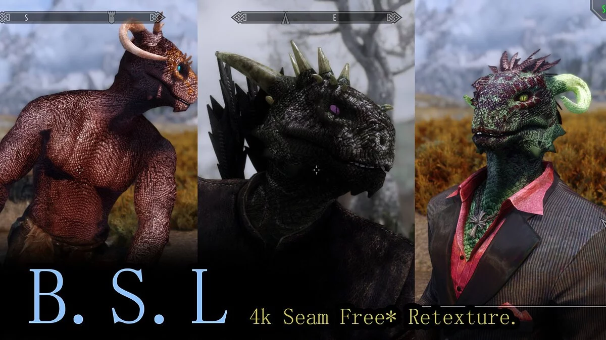 Elder Scrolls 5: Skyrim Special Edition — Argonianos en 4K