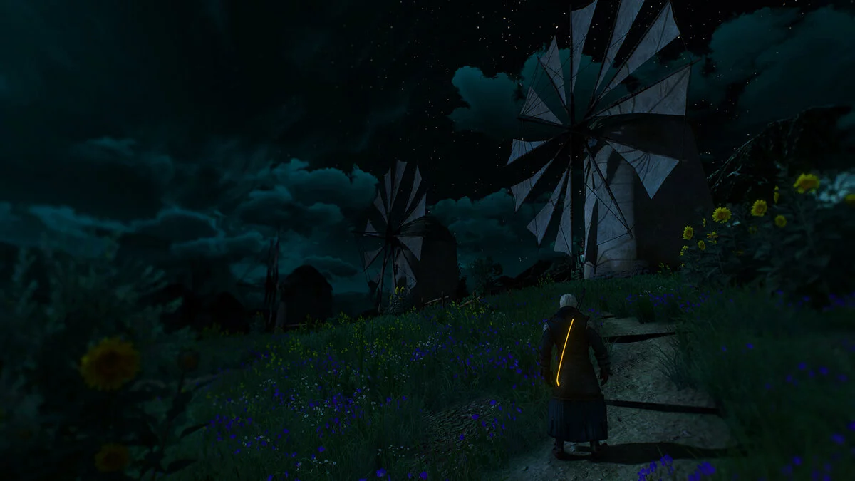 The Witcher 3: Wild Hunt - Complete Edition — Тепловая катана из игры Cyberpunk 2077