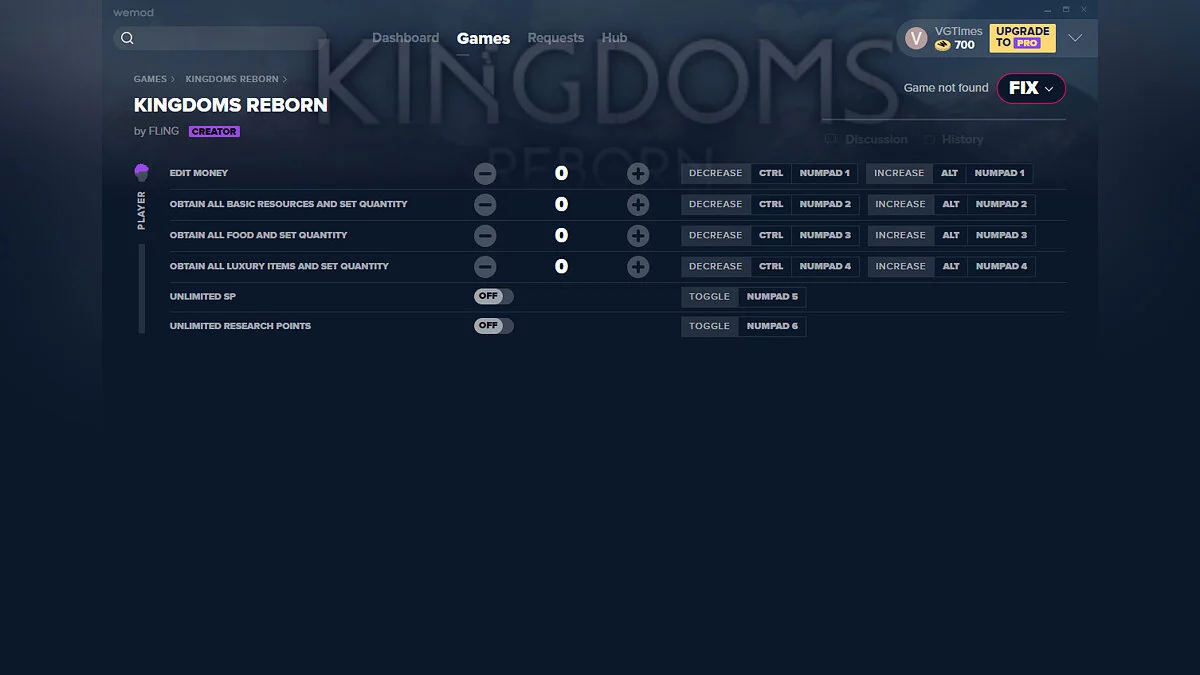 Kingdoms Reborn — Trainer (+6) from 01/03/2021 [WeMod]