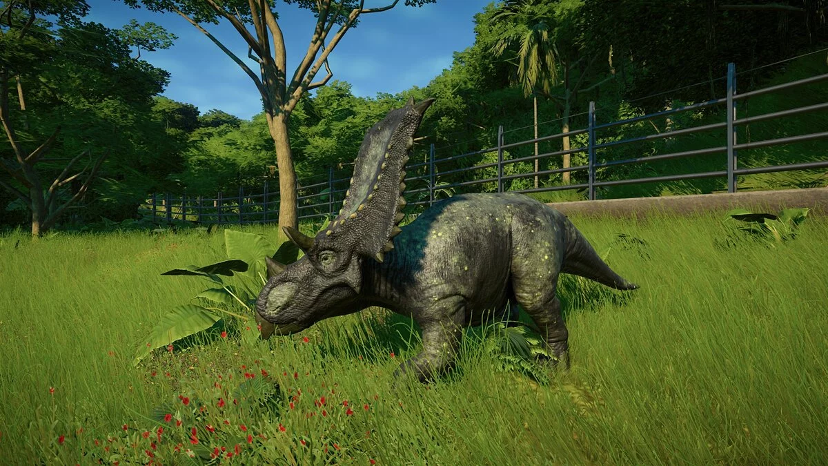 Jurassic World Evolution — Улучшенный хасмозавр