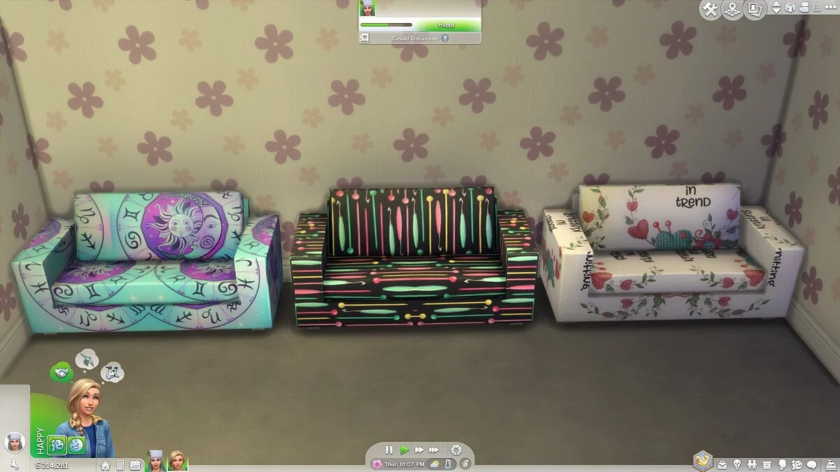 The Sims 4 — Нові забарвлення диванів