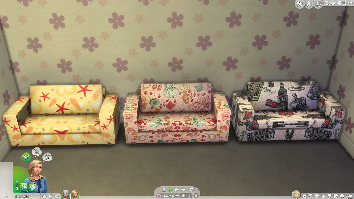 The Sims 4 — New colors of sofas